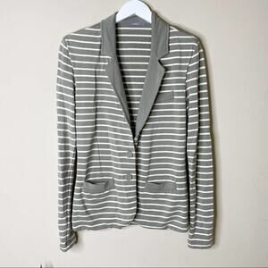 Tart Collection | NEW Stretch Knit Stripe Workwear Career Blazer Size Small